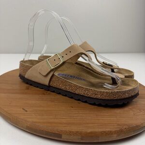 Birkenstock Gizah Nubuck Soft Footbed Sandals